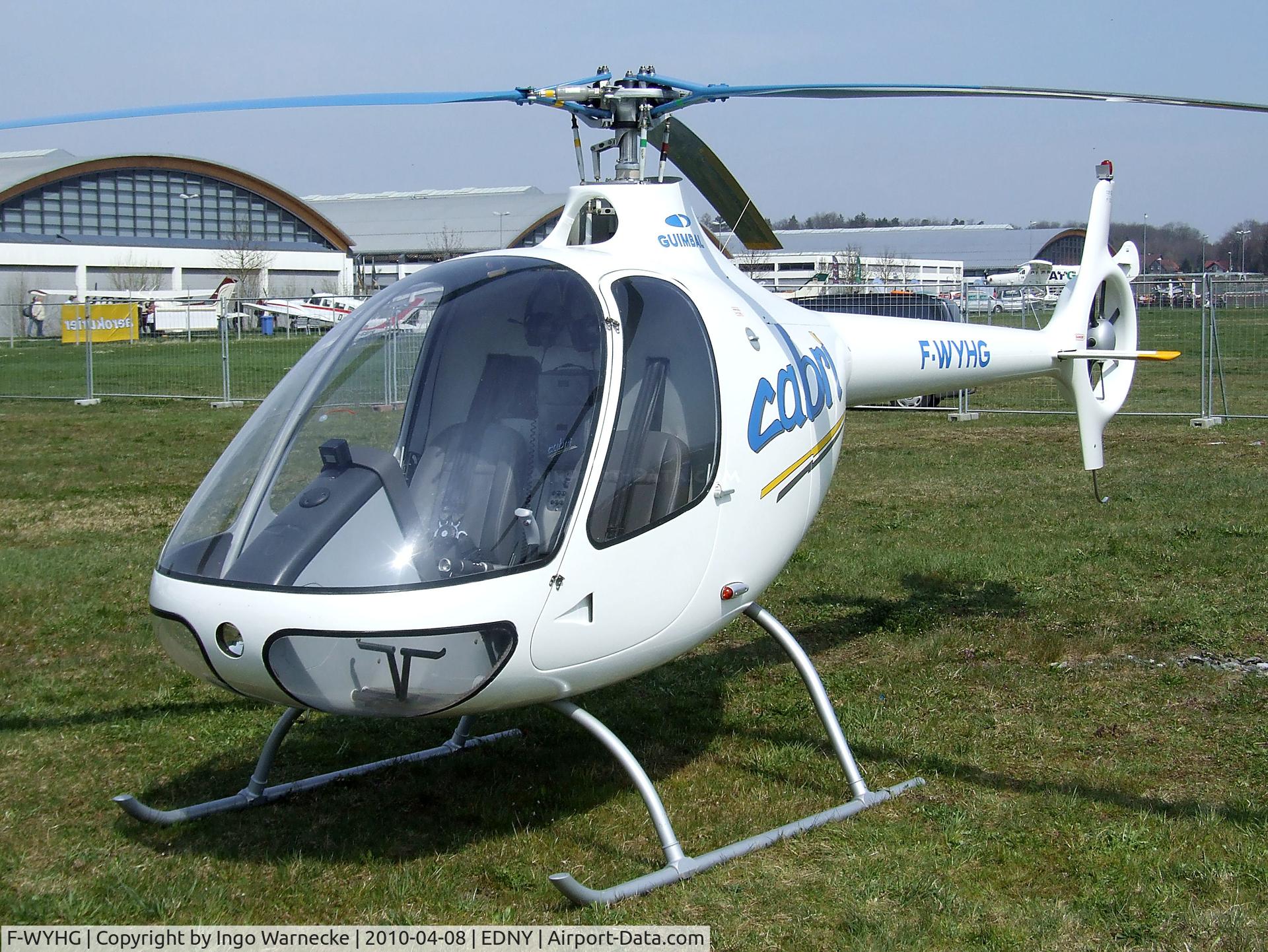 F-WYHG, Guimbal Cabri G2 C/N 1001, Guimbal Cabri G2 at the AERO 2010, Friedrichshafen