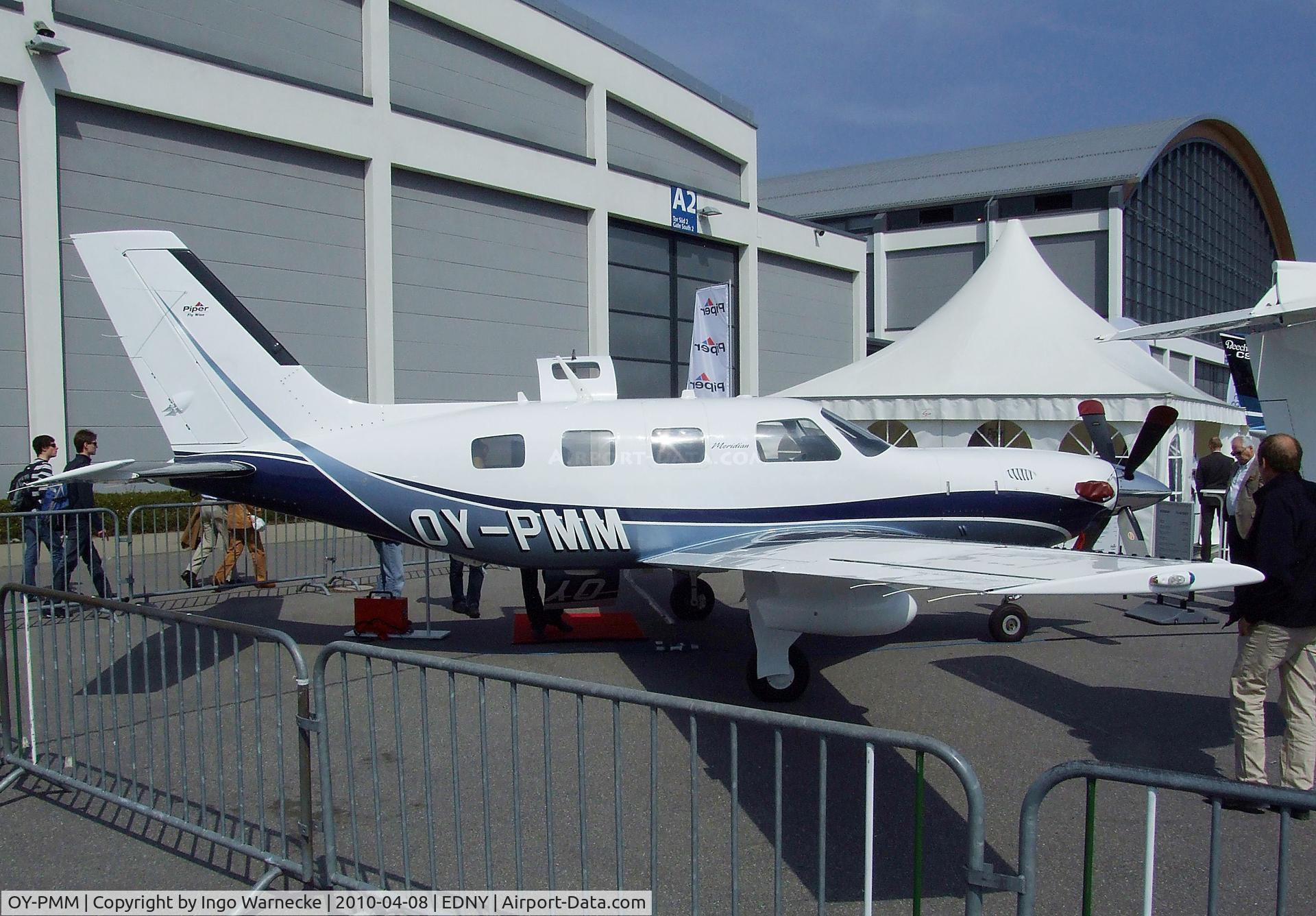 OY-PMM, 2008 Piper PA-46-500TP Malibu Meridian C/N 4697387, Piper PA-46-500TP Malibu Meridian at the AERO 2010, Friedrichshafen