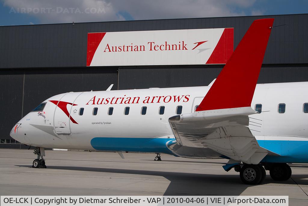 OE-LCK, 1997 Canadair CRJ-200LR (CL-600-2B19) C/N 7148, Austrian Arrows Regionaljet
