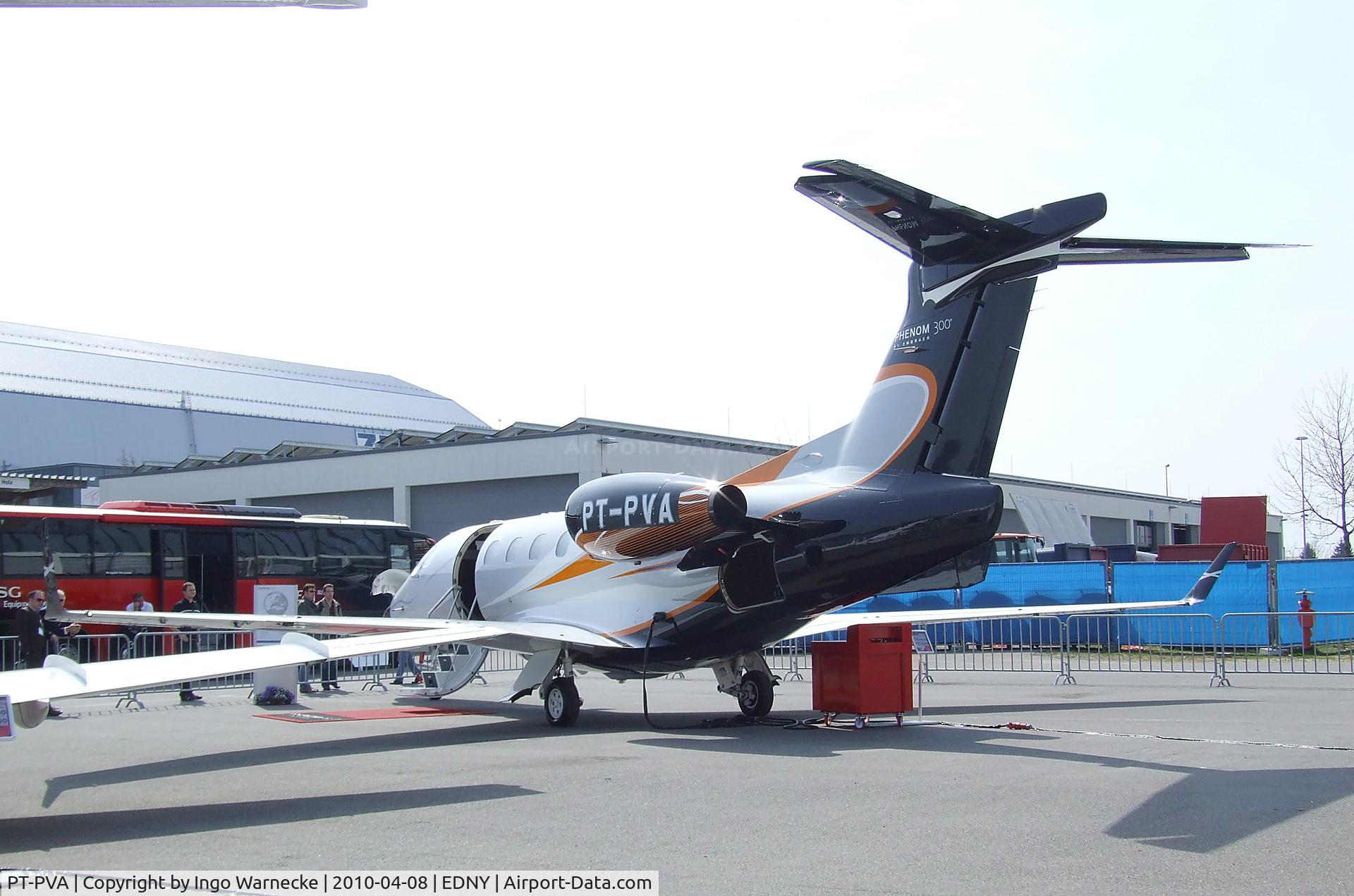 PT-PVA, 2009 Embraer EMB-505 Phenom 300 C/N 50500007, EMBRAER EMB-505 Phenom 300 at the AERO 2010, Friedrichshafen