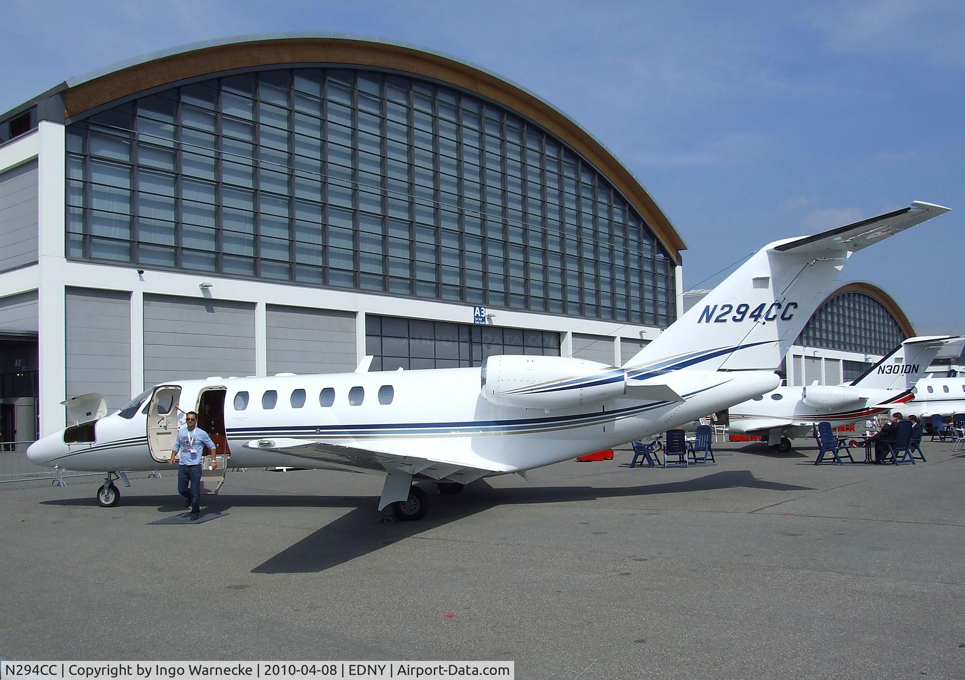 N294CC, 2008 Cessna 525B CitationJet CJ3 C/N 525B-0294, Cessna 525B Citation CJ3 at the AERO 2010, Friedrichshafen