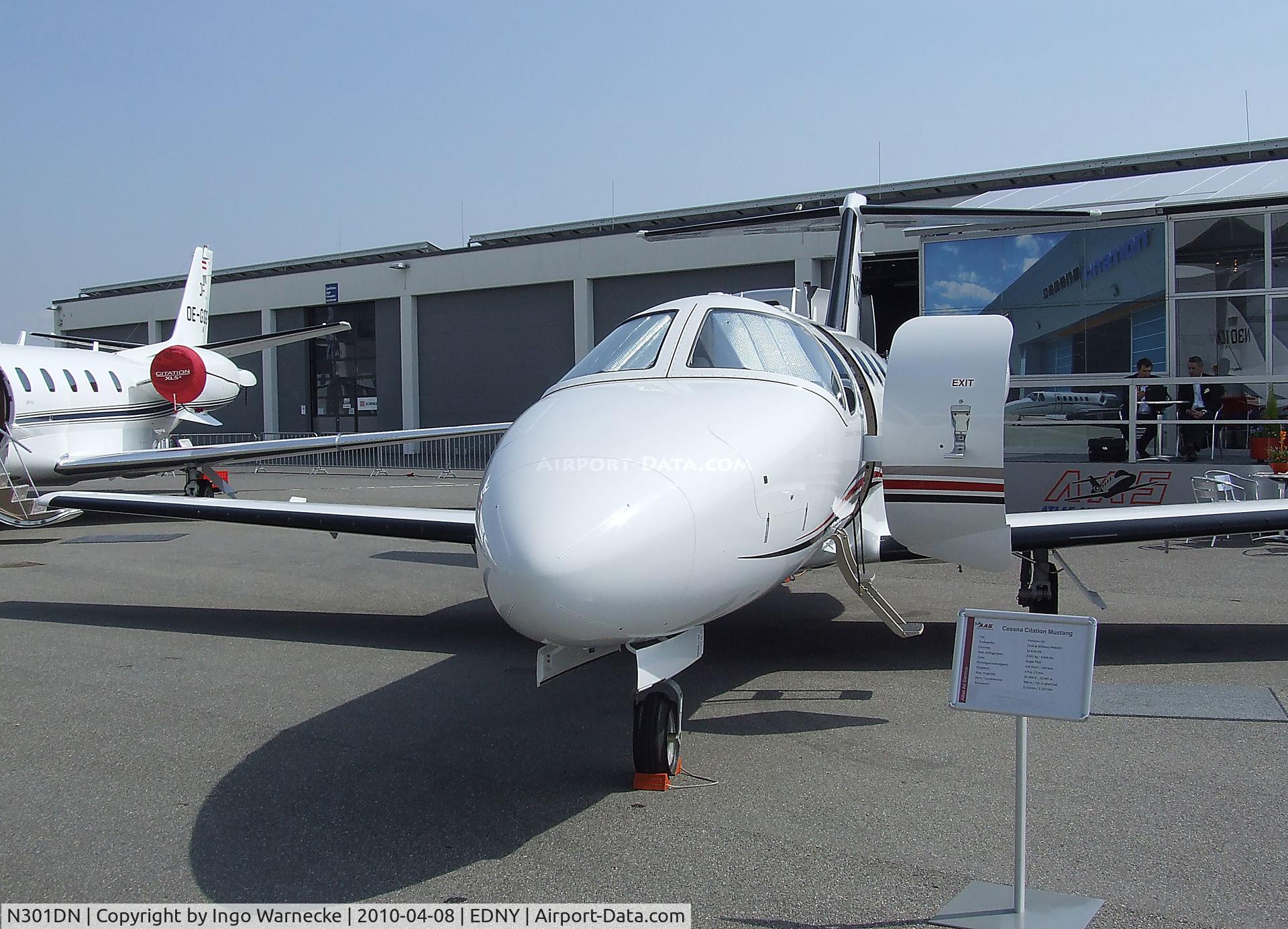 N301DN, 2010 Cessna 510 Citation Mustang Citation Mustang C/N 510-0301, Cessna 510 Citation Mustang at the AERO 2010, Friedrichshafen