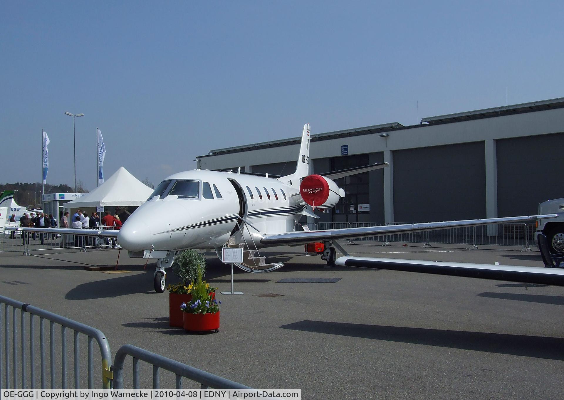 OE-GGG, 2009 Cessna 560XL Citation XLS+ C/N 560-6013, Cessna 560XL Citation XLS at the AERO 2010, Friedrichshafen