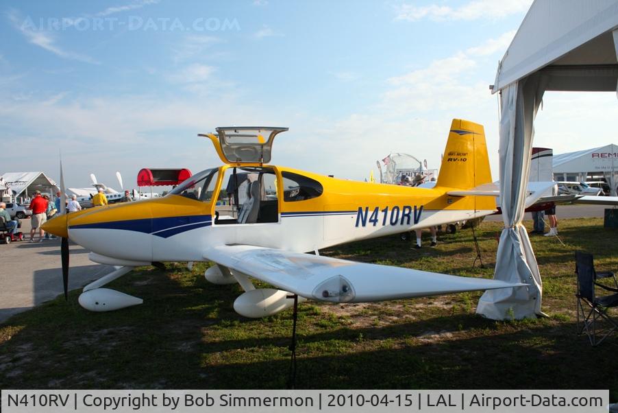 N410RV, 2003 Vans RV-10 C/N 1 (N410RV), Sun N Fun 2010