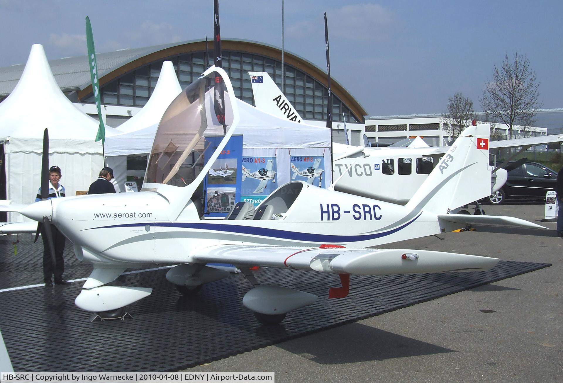 HB-SRC, 2009 Aero AT-3 R100 C/N AT3-053, Aero AT-3-R100 at the AERO 2010, Friedrichshafen
