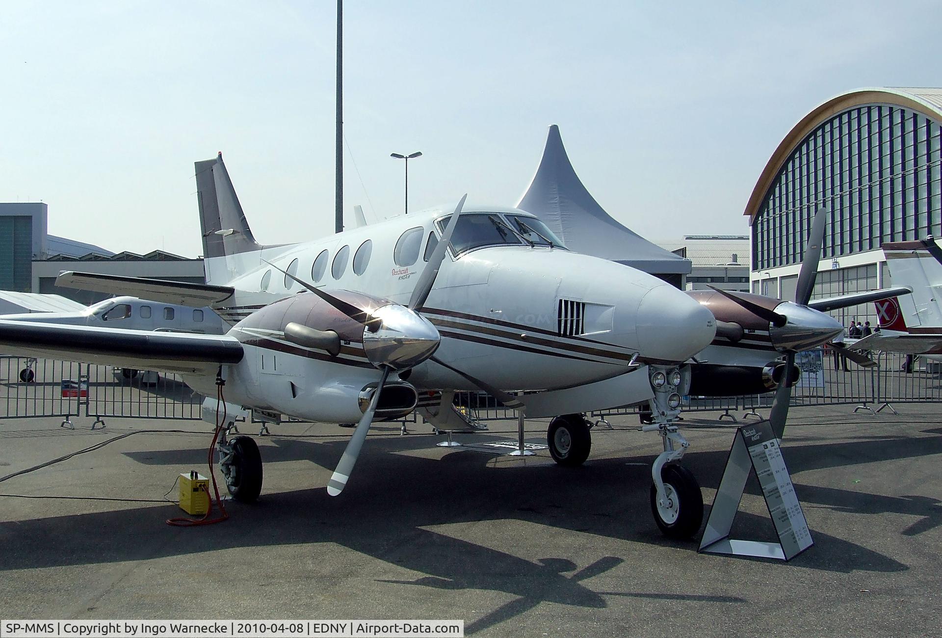 SP-MMS, Hawker Beechcraft C90GTI King Air C/N LJ-1959, Beechcraft C90GTi King Air at the AERO 2010, Friedrichshafen