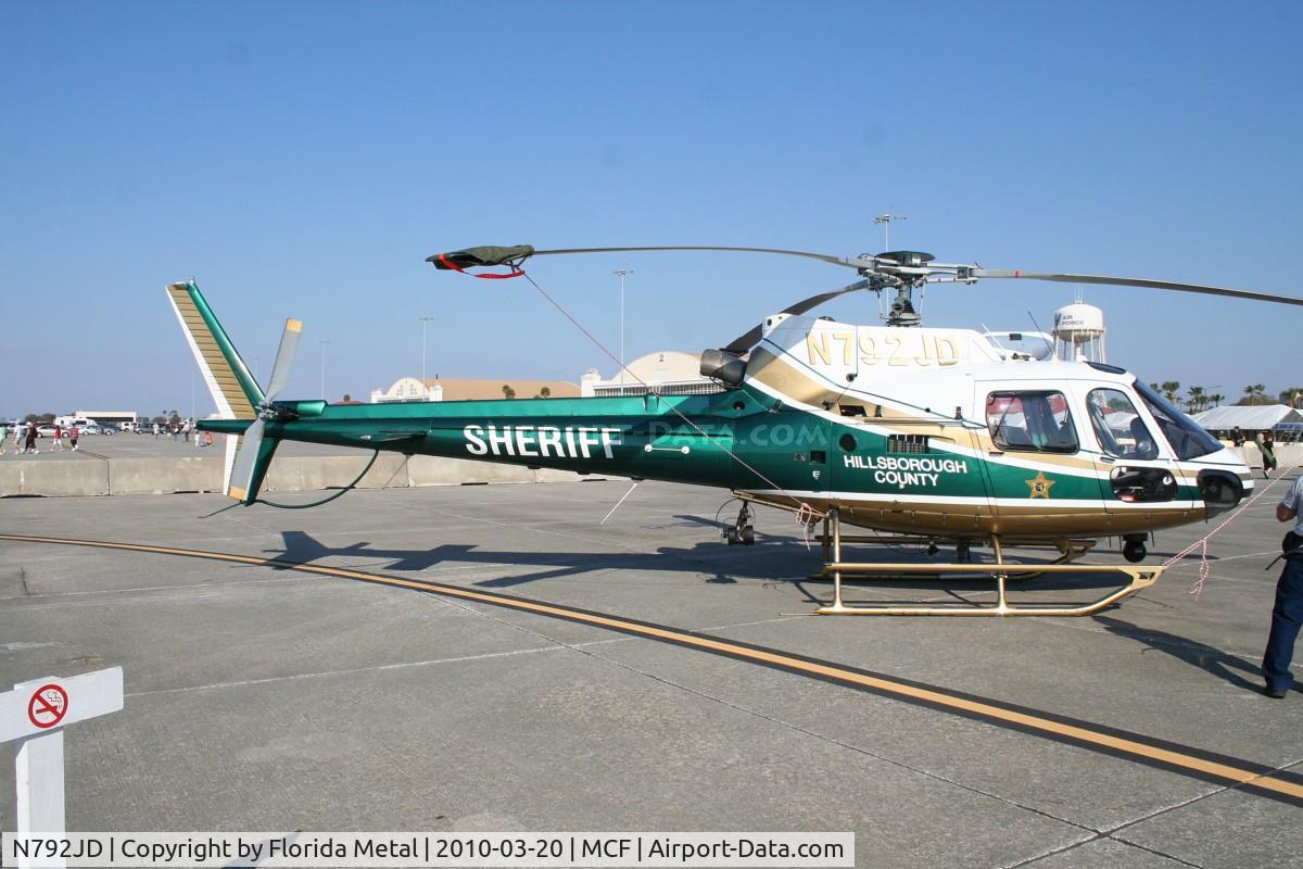 N792JD, 2007 Eurocopter AS-350B-2 Ecureuil Ecureuil C/N 4310, Hillsborough County Sheriff AS-350
