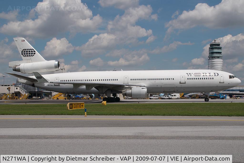 N271WA, 1992 McDonnell Douglas MD-11 C/N 48518, World Airways MD11