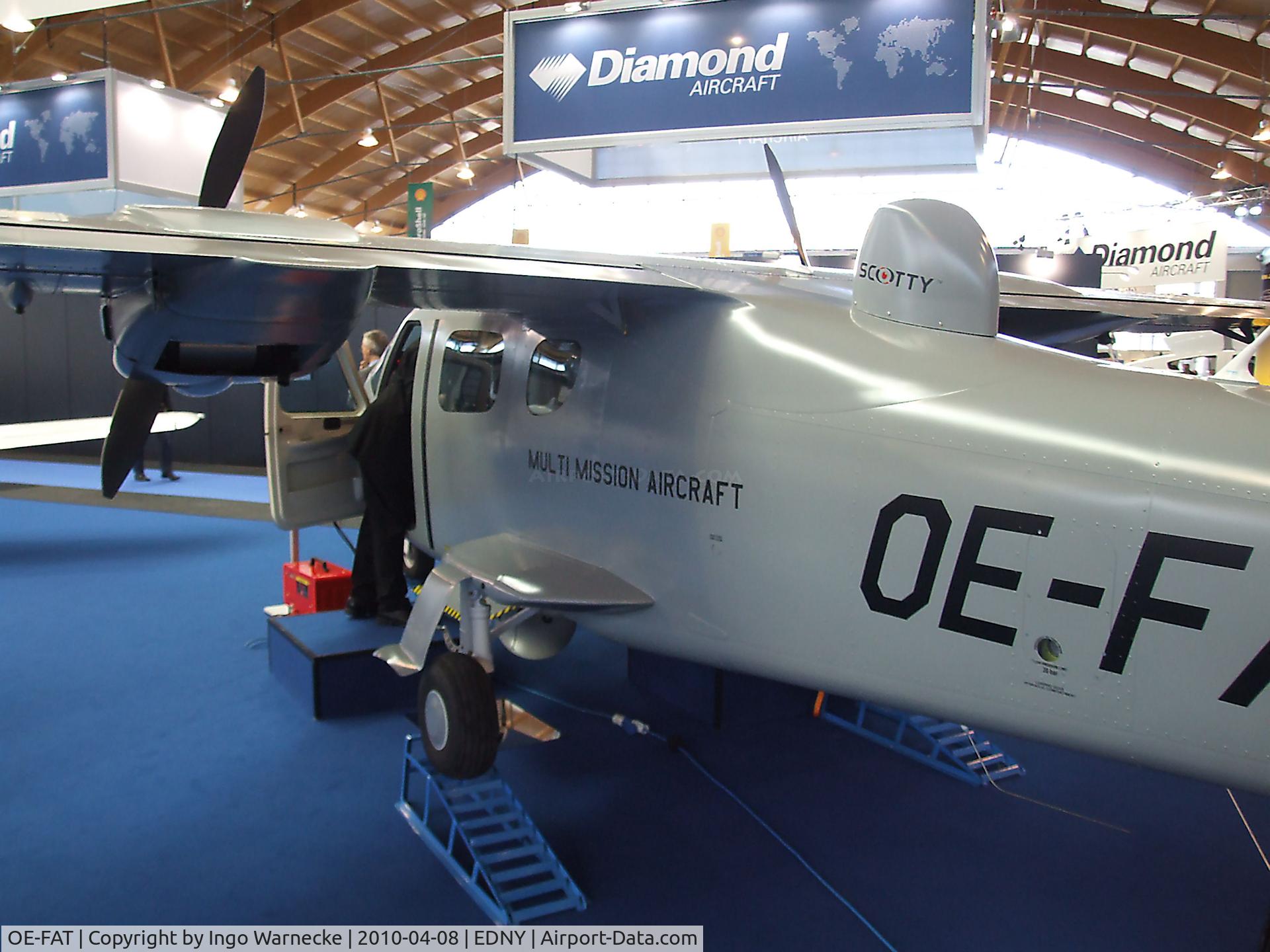 OE-FAT, Tecnam P-2006T C/N 016, Tecnam P2006T MMA (Multi Mission Aircraft) at the AERO 2010, Friedrichshafen