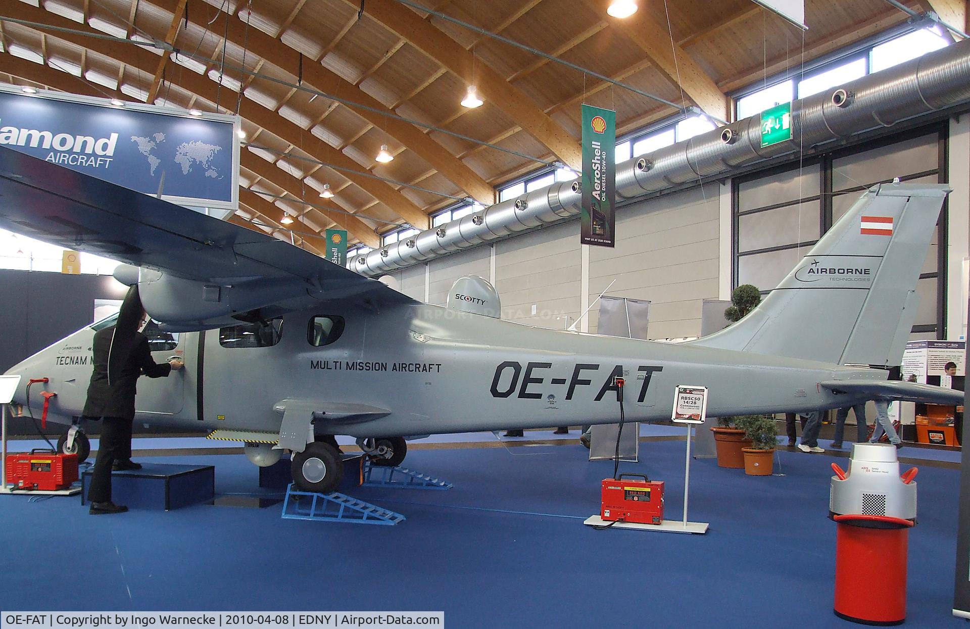 OE-FAT, Tecnam P-2006T C/N 016, Tecnam P2006T MMA (Multi Mission Aircraft) at the AERO 2010, Friedrichshafen
