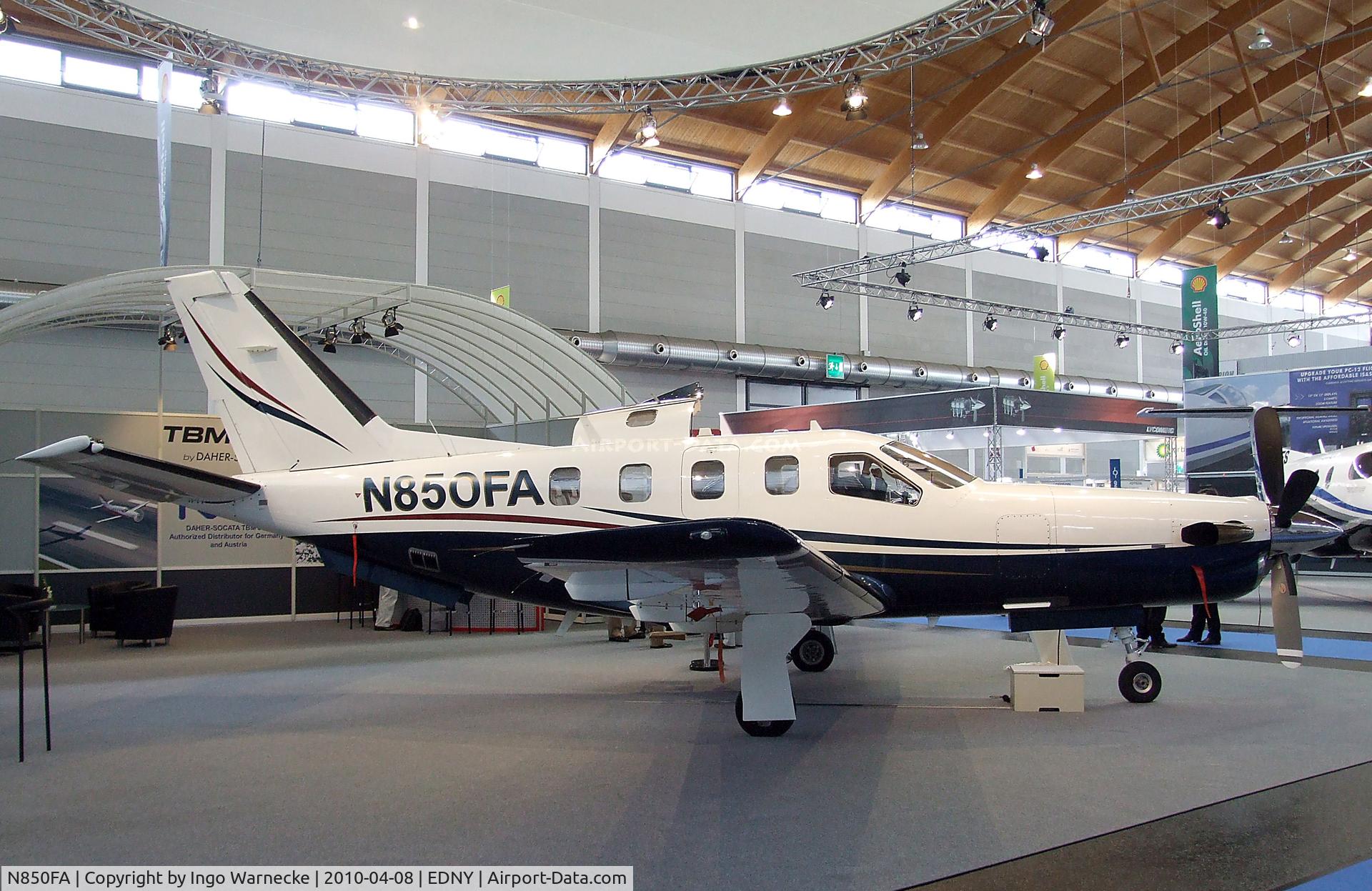 N850FA, Socata TBM 850 C/N 471, SOCATA TBM-700 at the AERO 2010, Friedrichshafen