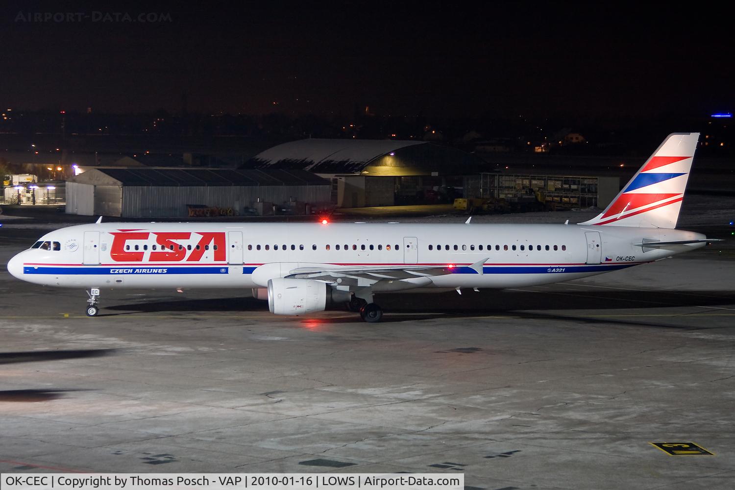 OK-CEC, 1997 Airbus A321-211 C/N 674, CSA - Czech Airlines