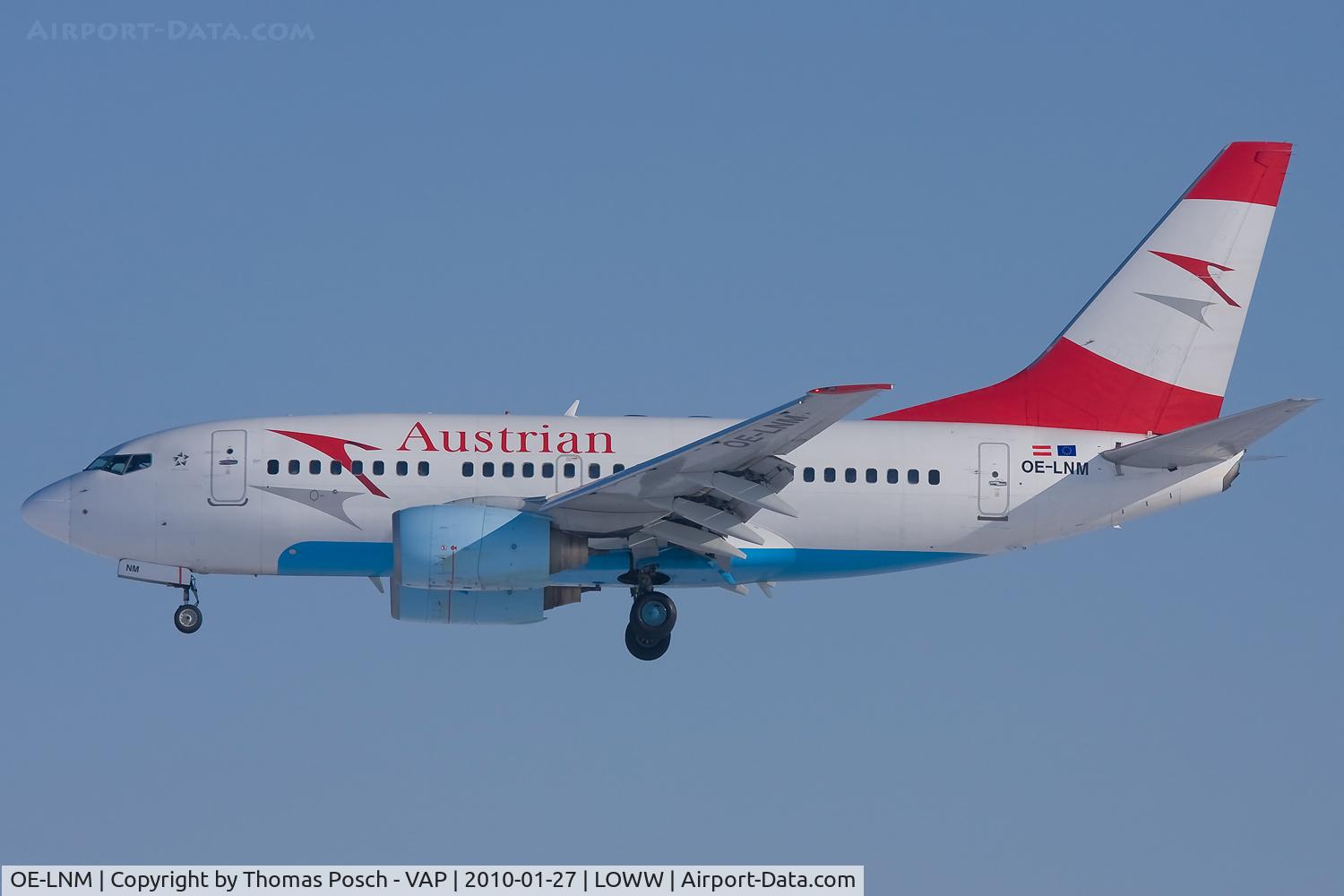 OE-LNM, 2000 Boeing 737-6Z9 C/N 30138, Austrian Airlines