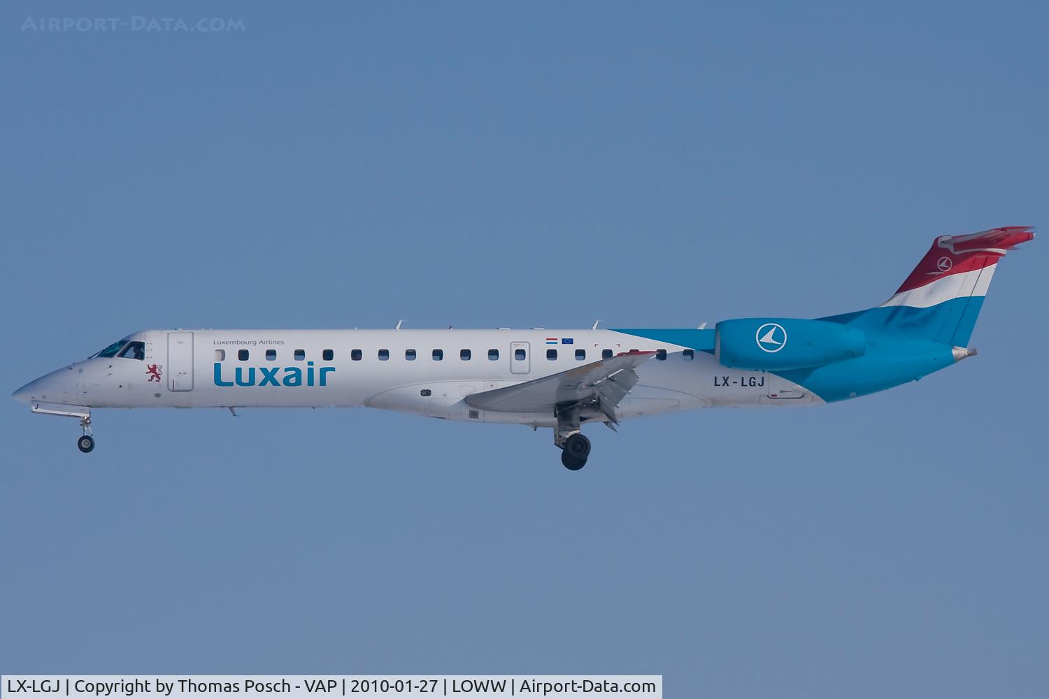 LX-LGJ, 2001 Embraer EMB-145LU (ERJ-145LU) C/N 145395, Luxair