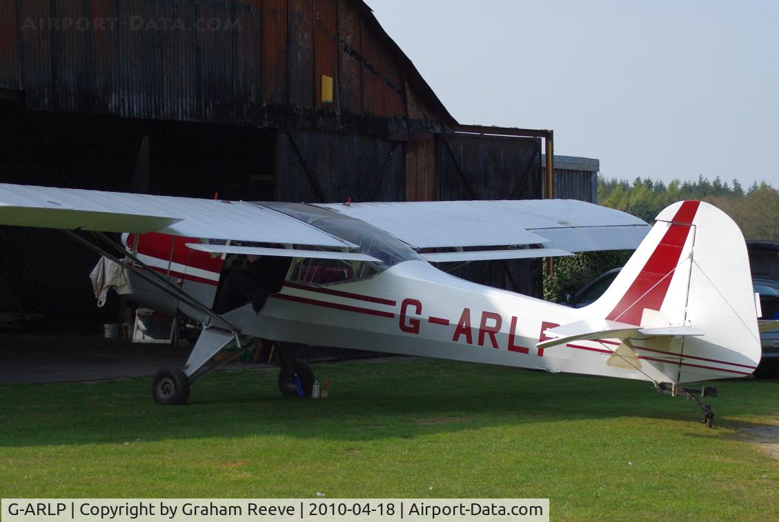 G-ARLP, 1948 Beagle A-61 Terrier 1 C/N 2573, Outside the hanger at Felthorpe, UK.