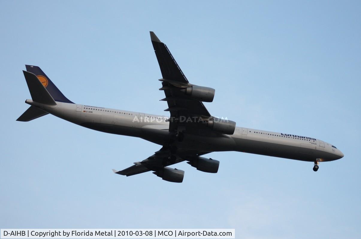 D-AIHB, 2003 Airbus A340-642 C/N 517, Lufthansa A340-600