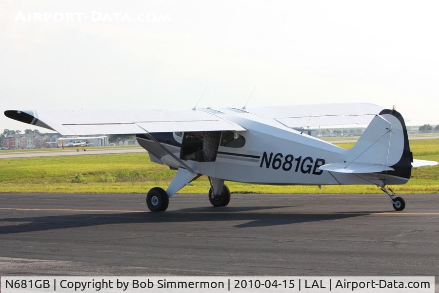 N681GB, Barrows Bearhawk 260 C/N 681, Departing Lakeland, FL during Sun N Fun 2010