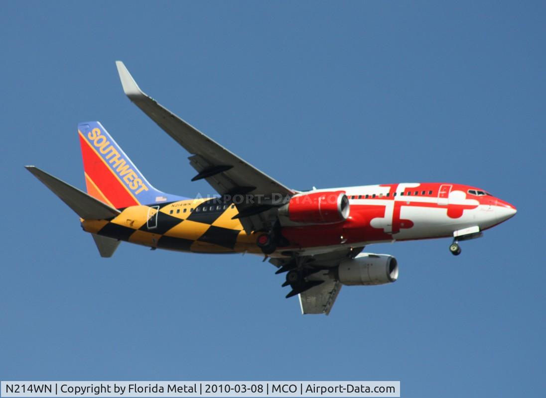 N214WN, 2005 Boeing 737-7H4 C/N 32486, Southwest 