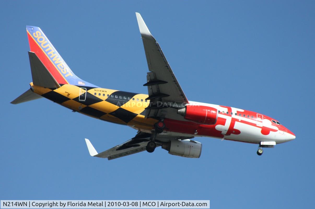 N214WN, 2005 Boeing 737-7H4 C/N 32486, Southwest Maryland 737-700