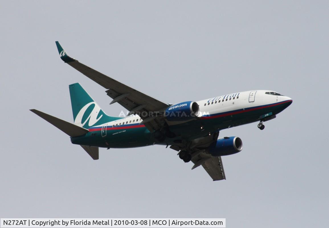 N272AT, 2005 Boeing 737-7BD C/N 33921, Air Tran 737-700
