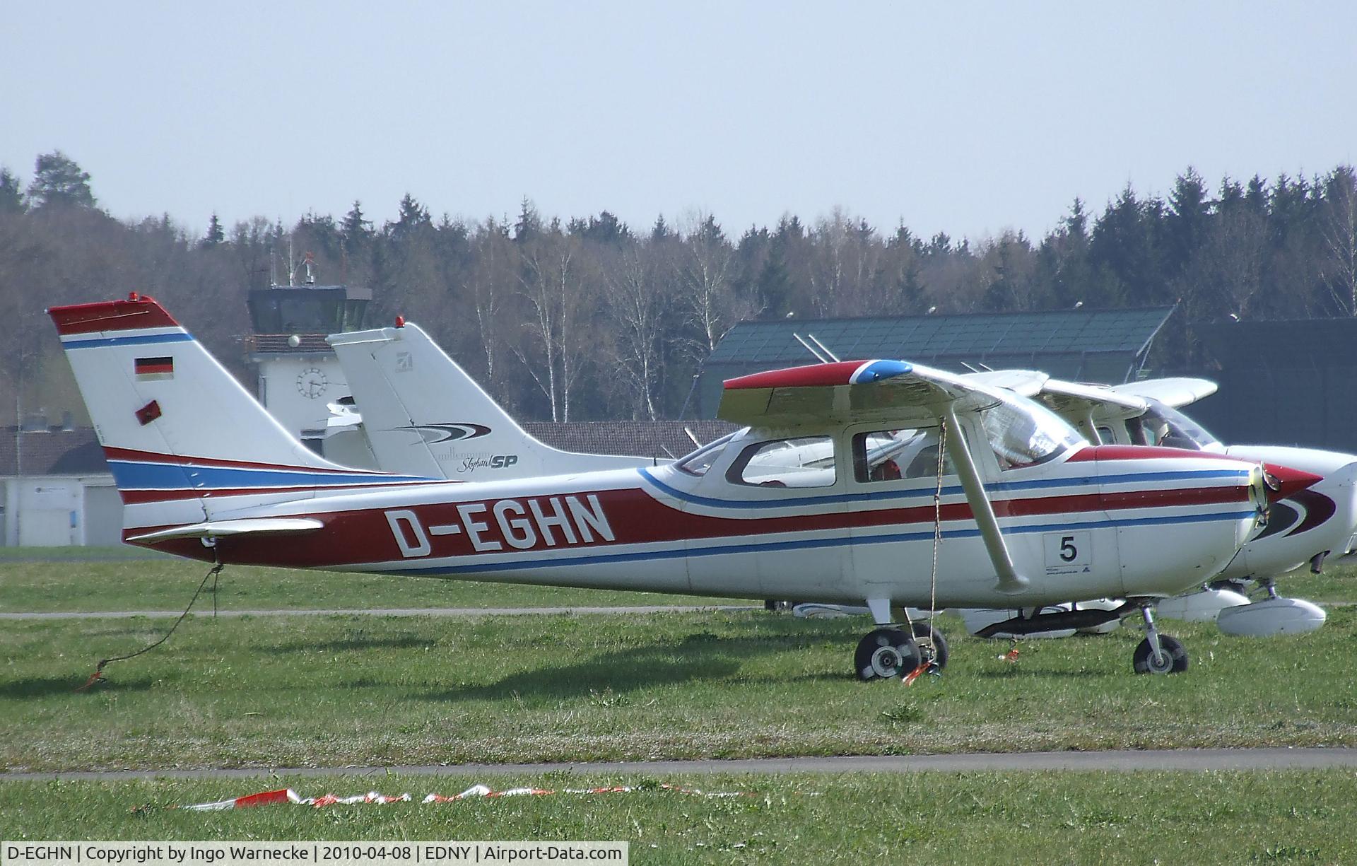 D-EGHN, 1969 Reims F172H Skyhawk C/N 0629, Cessna (Reims) F172H Skyhawk at Friedrichshafen airport during the AERO 2010