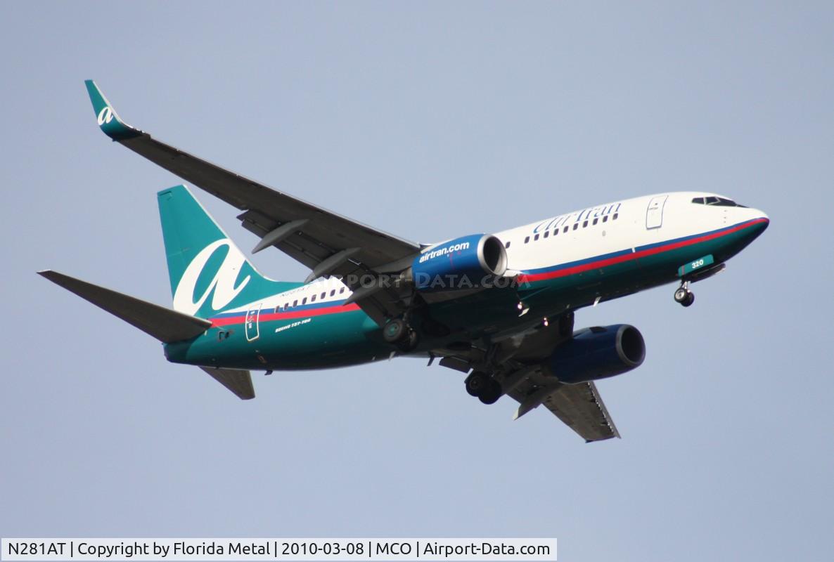 N281AT, 2006 Boeing 737-7BD C/N 33922, Air Tran 737-700