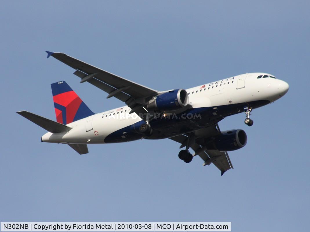 N302NB, 1999 Airbus A319-114 C/N 1062, Delta A319
