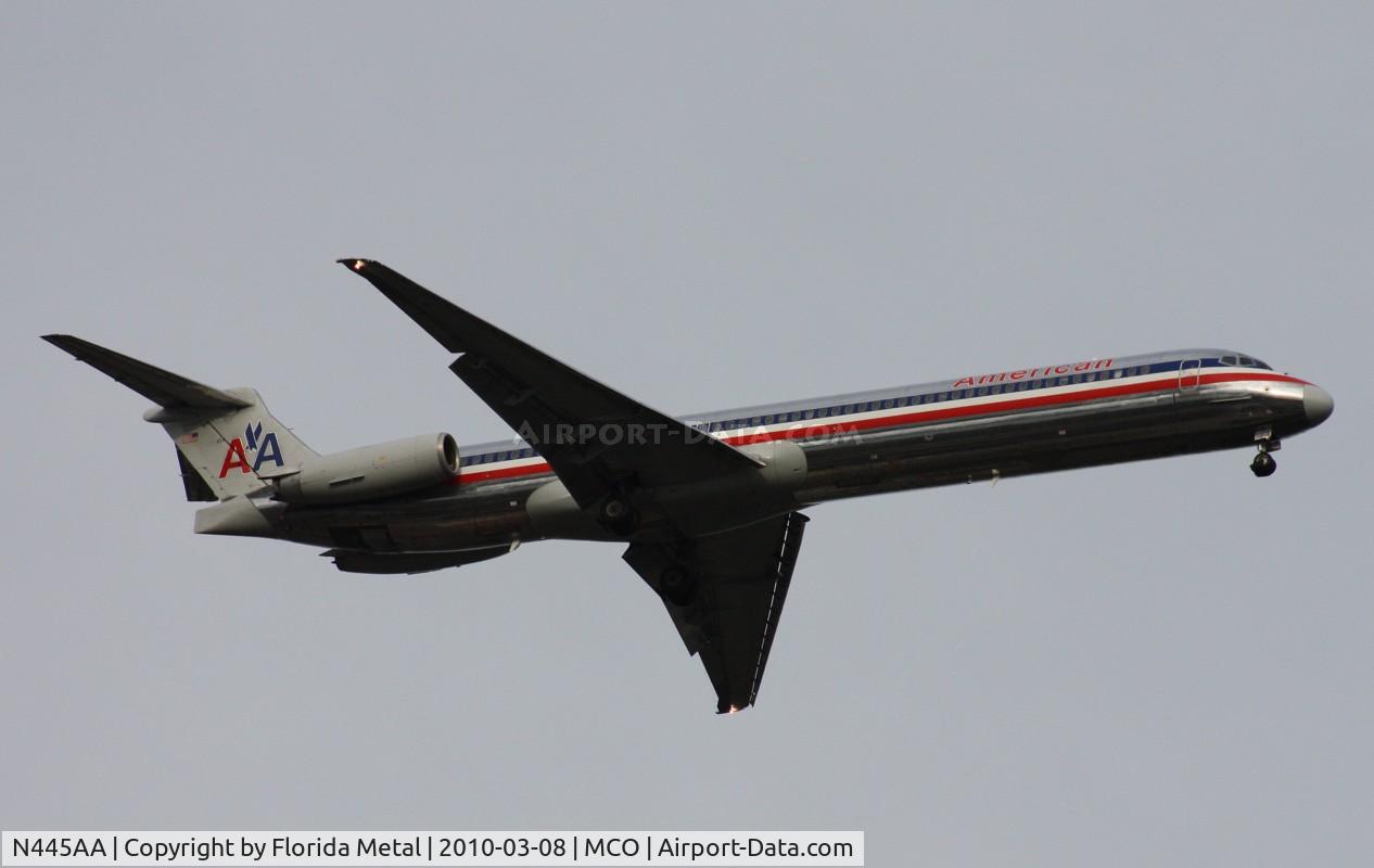 N445AA, 1987 McDonnell Douglas MD-82 (DC-9-82) C/N 49471, American MD-82
