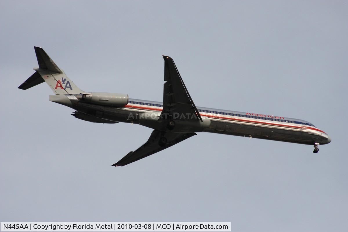 N445AA, 1987 McDonnell Douglas MD-82 (DC-9-82) C/N 49471, American MD-82