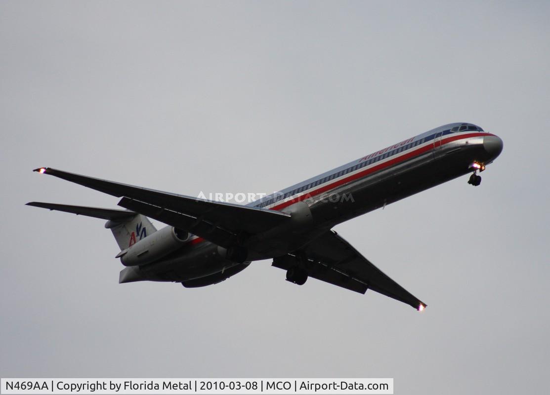 N469AA, 1988 McDonnell Douglas MD-82 (DC-9-82) C/N 49599, American MD-82