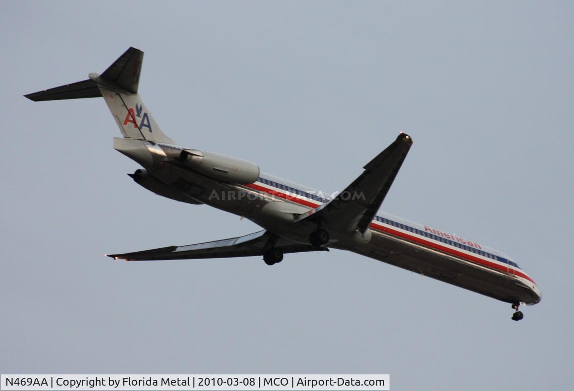 N469AA, 1988 McDonnell Douglas MD-82 (DC-9-82) C/N 49599, American MD-82