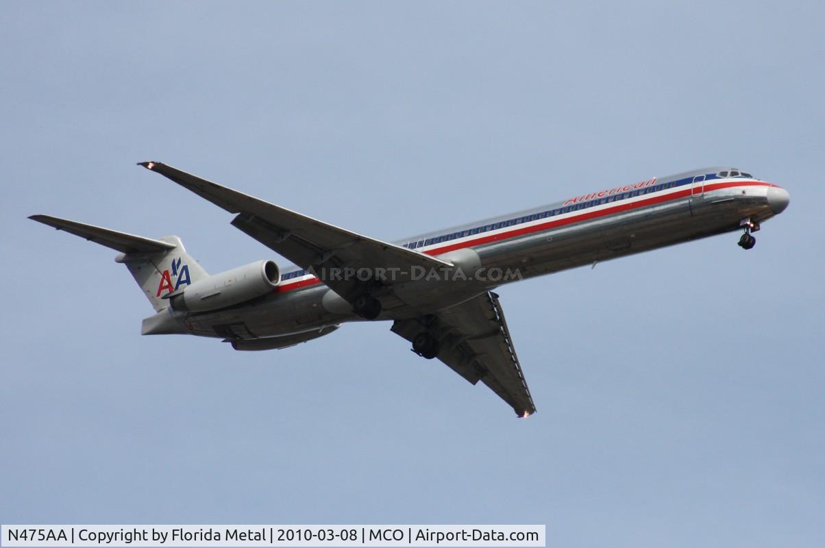 N475AA, 1988 McDonnell Douglas MD-82 (DC-9-82) C/N 49650, American MD-82