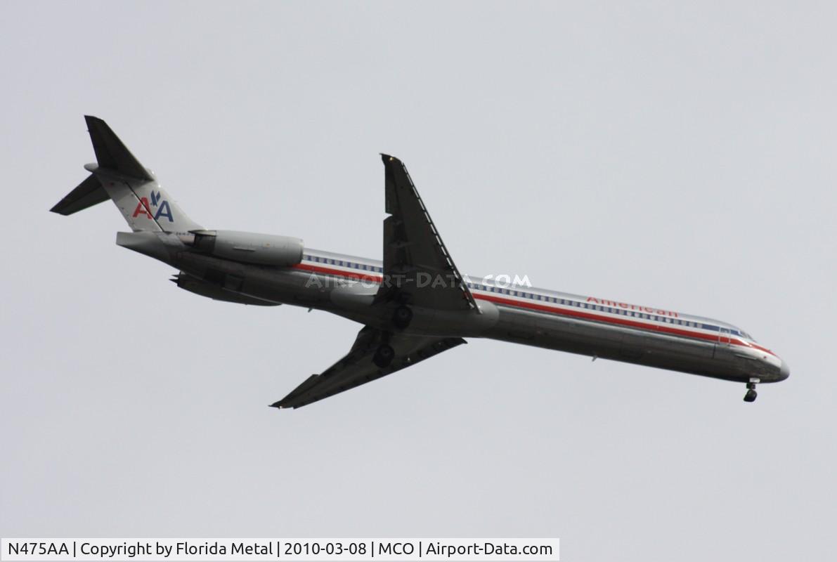 N475AA, 1988 McDonnell Douglas MD-82 (DC-9-82) C/N 49650, American MD-82