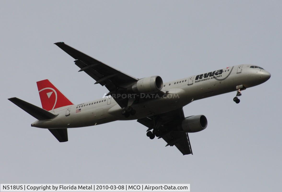 N518US, 1986 Boeing 757-251 C/N 23206, Northwest 757-200
