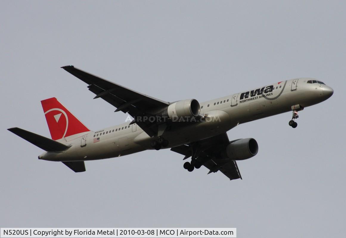 N520US, 1986 Boeing 757-251 C/N 23208, Northwest 757-200