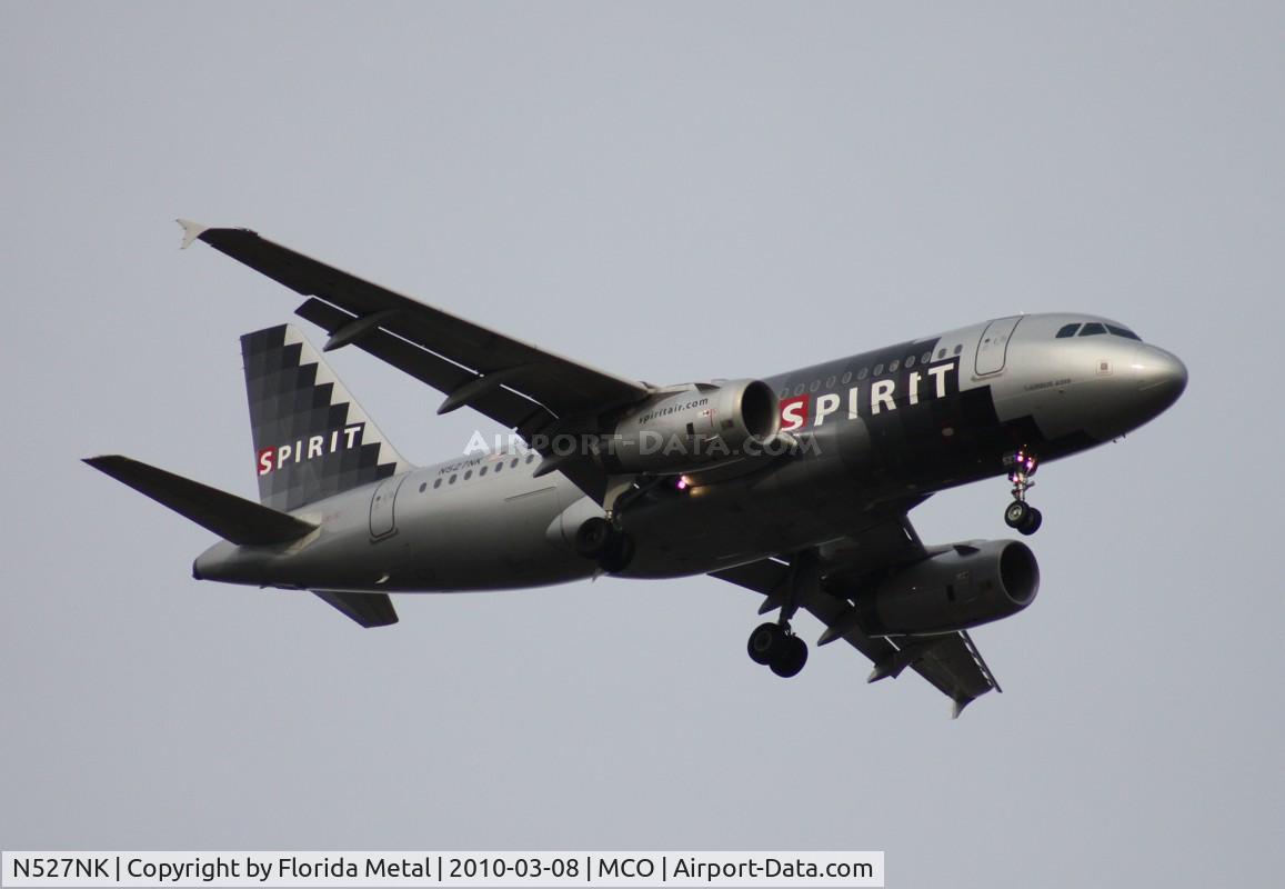 N527NK, 2007 Airbus A319-132 C/N 2978, Spirit A319