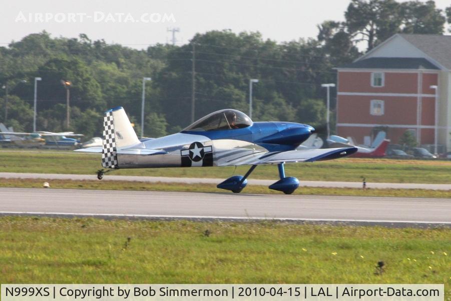 N999XS, Vans RV-4 C/N 3541, Departing Lakeland, FL during Sun N Fun 2010
