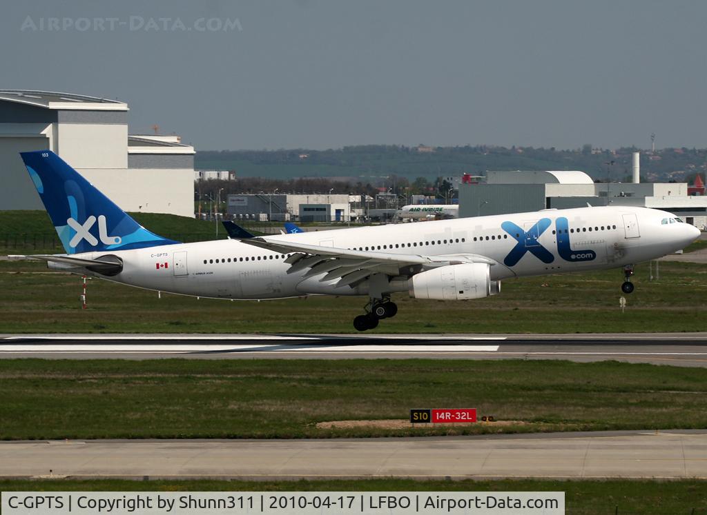 C-GPTS, 2002 Airbus A330-243 C/N 480, Landing rwy 14R