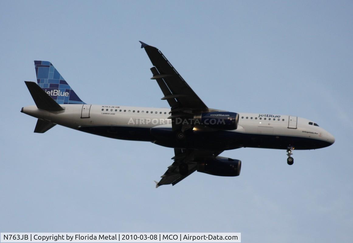 N763JB, 2008 Airbus A320-232 C/N 3707, Jet Blue A320