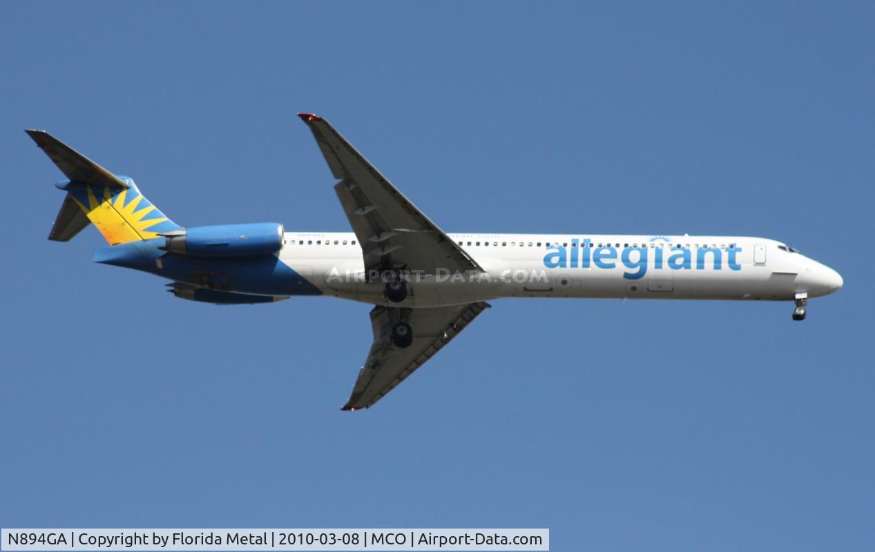 N894GA, 1988 McDonnell Douglas MD-82 (DC-9-82) C/N 49660, Allegiant MD82