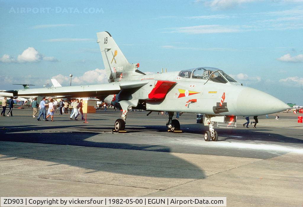 ZD903, 1984 Panavia Tornado F.2 C/N AT005/377/2008, Royal Air Force Tornado F2 (c/n AT005). Operated by 229 OCU, coded 'AB'.