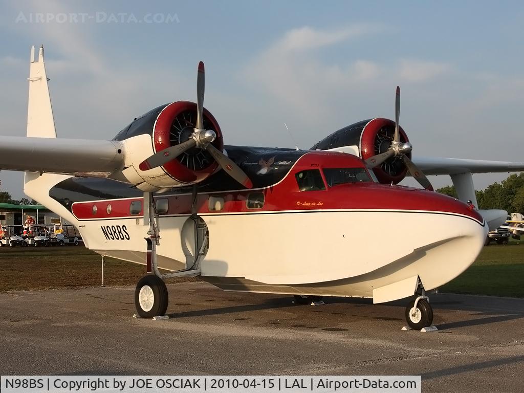 N98BS, 1947 Grumman G-73 Mallard C/N J-18, On display at Lakeland