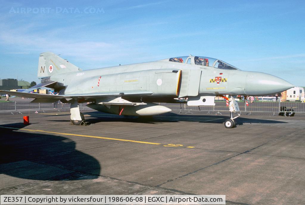 ZE357, McDonnell Douglas F-4J(UK) Phantom II C/N 2529, Royal Air Force F-4J(UK) Phantom (c/n 2529). Operated by 74 Squadron, coded 'N'.