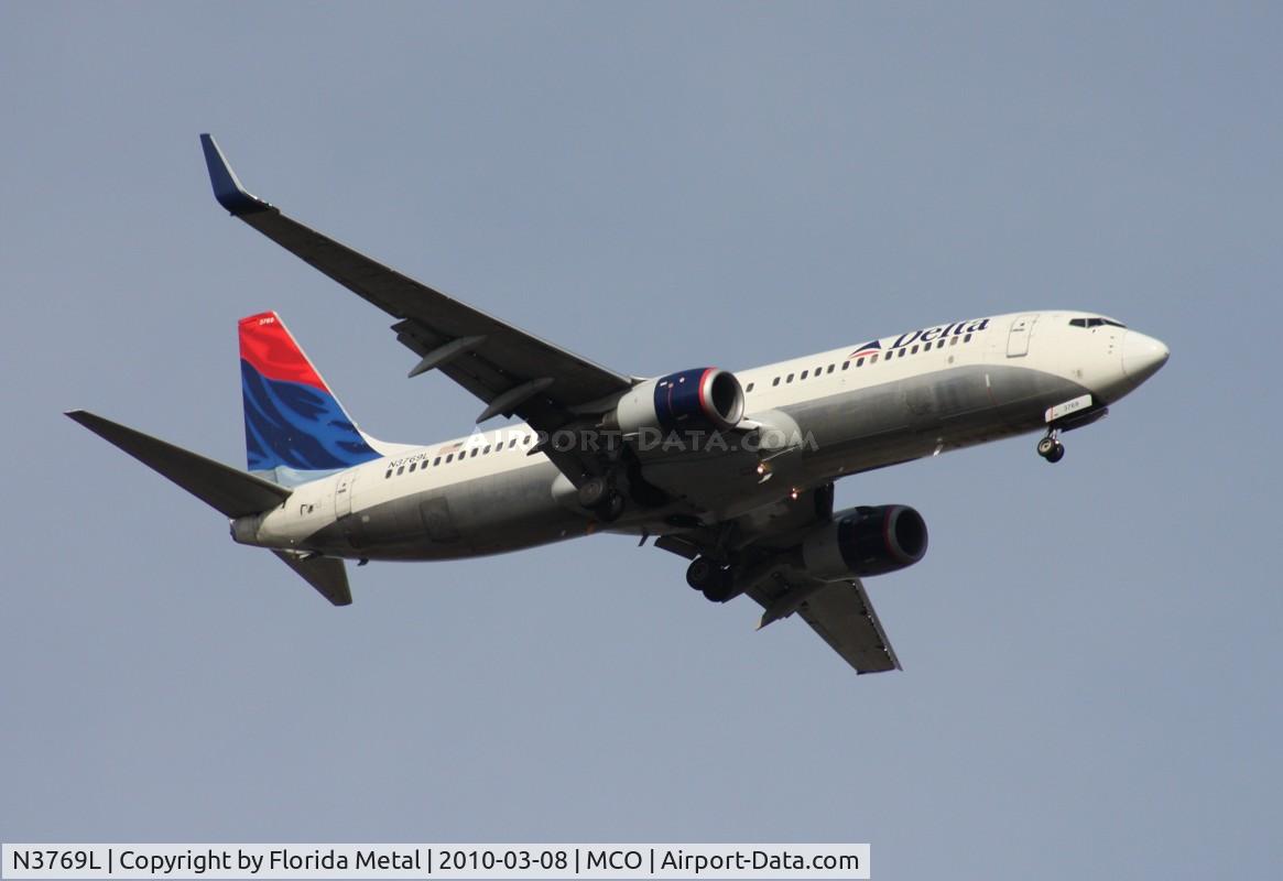N3769L, 2002 Boeing 737-832 C/N 30822, Delta 737-800