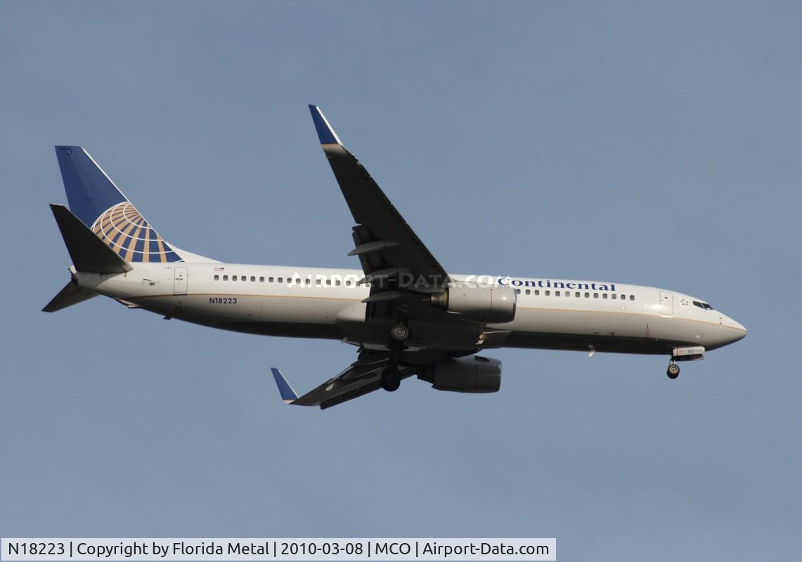 N18223, 1998 Boeing 737-824 C/N 28932, Continental 737-800