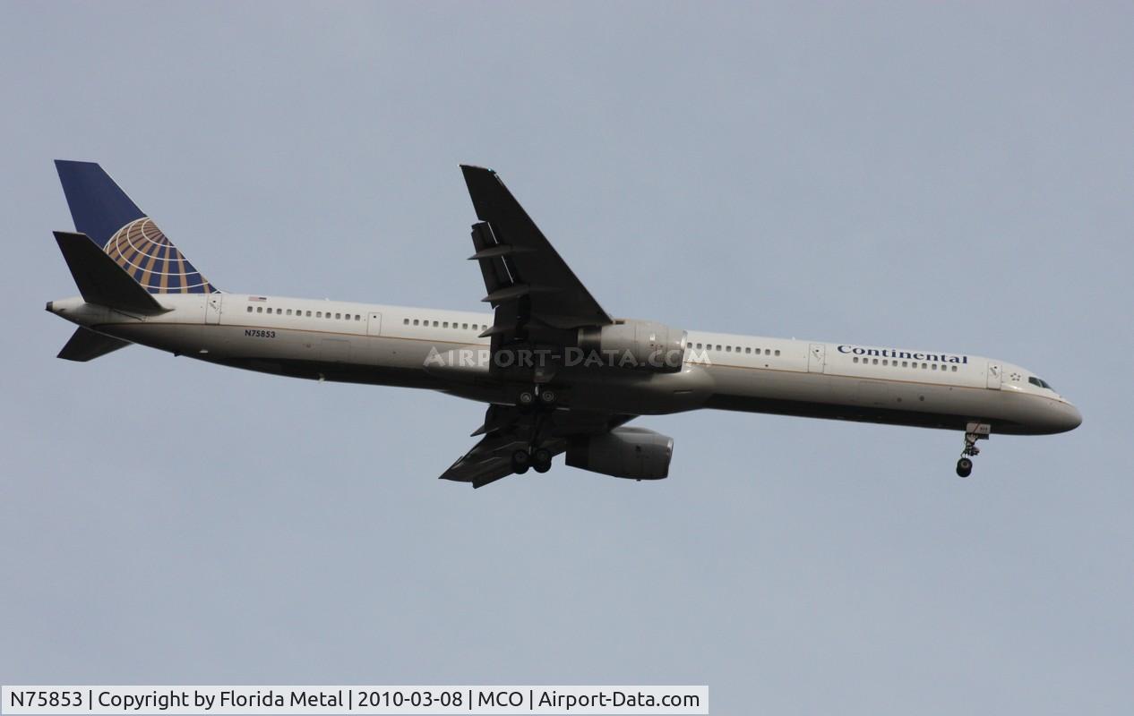 N75853, 2002 Boeing 757-324 C/N 32812, Continental 757-300
