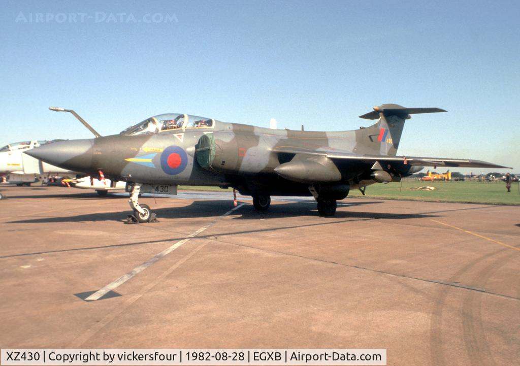 XZ430, 1977 Hawker Siddeley Buccaneer S.2B C/N B3-07-75, Royal Air Force Buccaneer S2B (c/n B3-07-75). Operated by 208 Squadron. Binbrook.