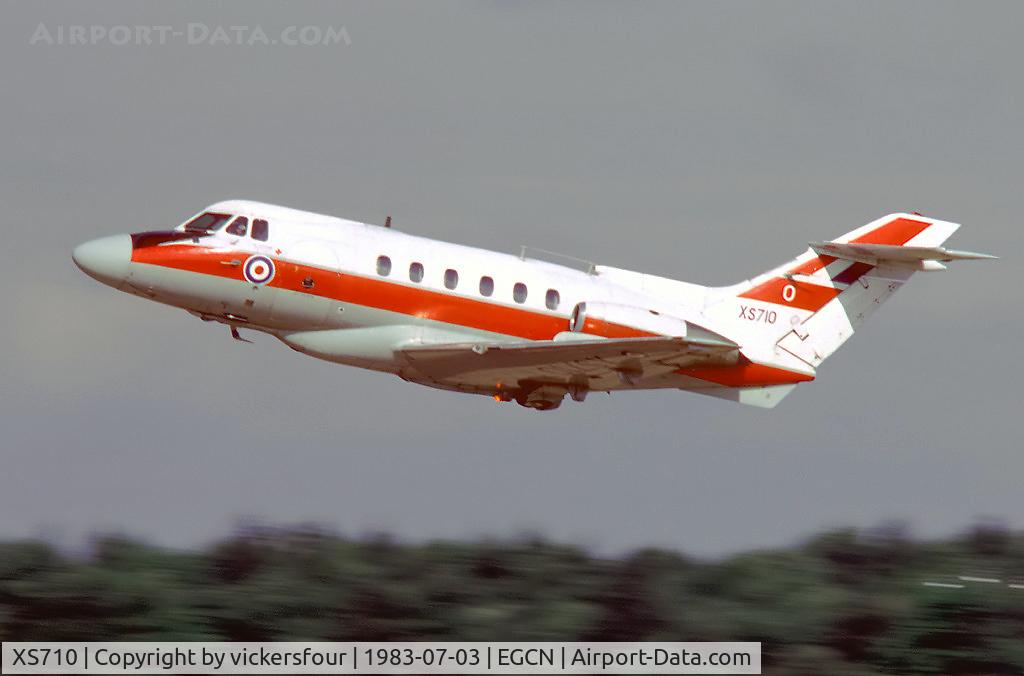 XS710, 1965 Hawker Siddeley HS.125 Dominie T.1 C/N 25012, Royal Air Force Dominie T1 (c/n 25012). Operated by 6 FTS, coded 'O'.