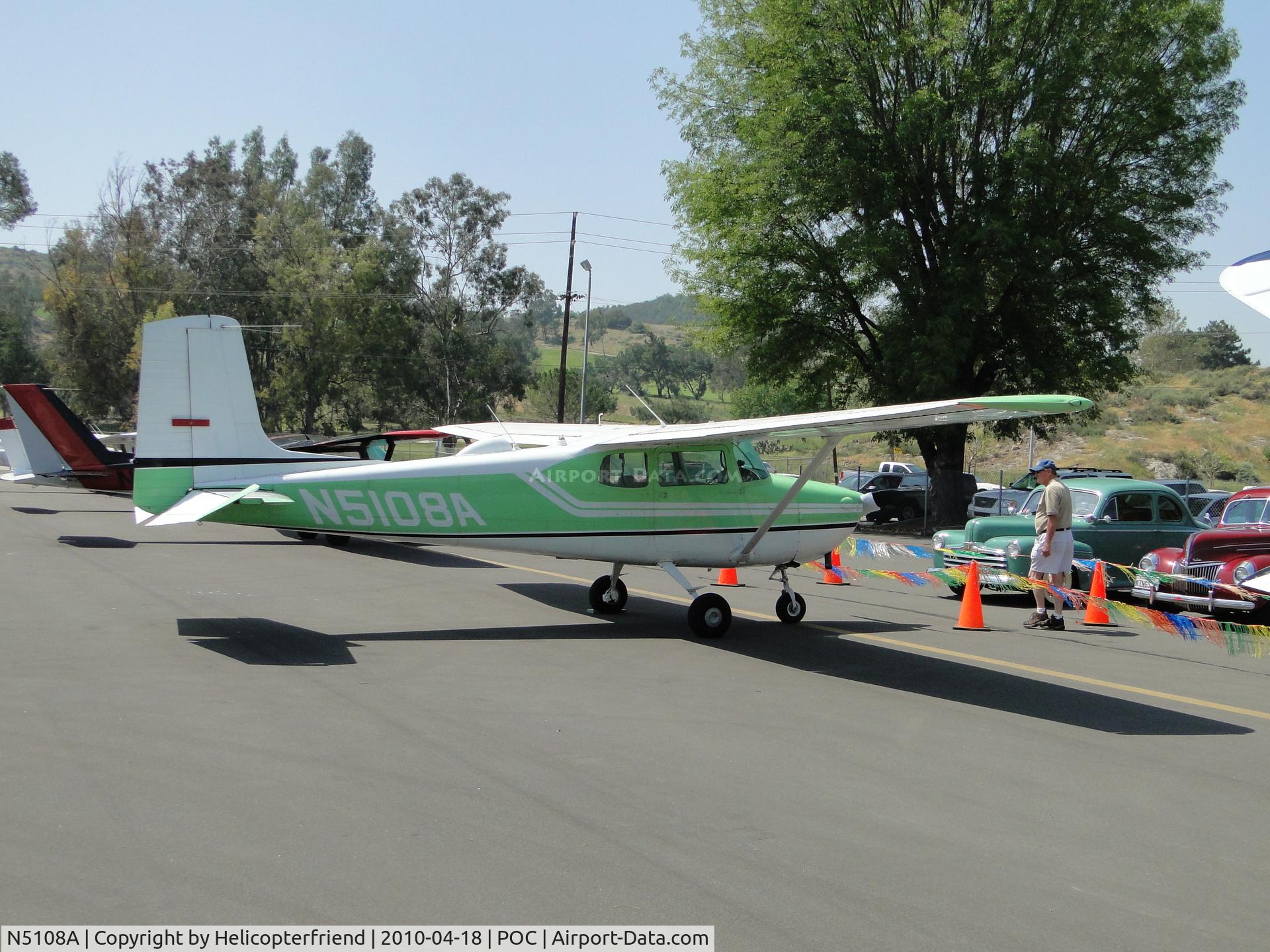 N5108A, 1955 Cessna 172 C/N 28108, Parked in transient parking