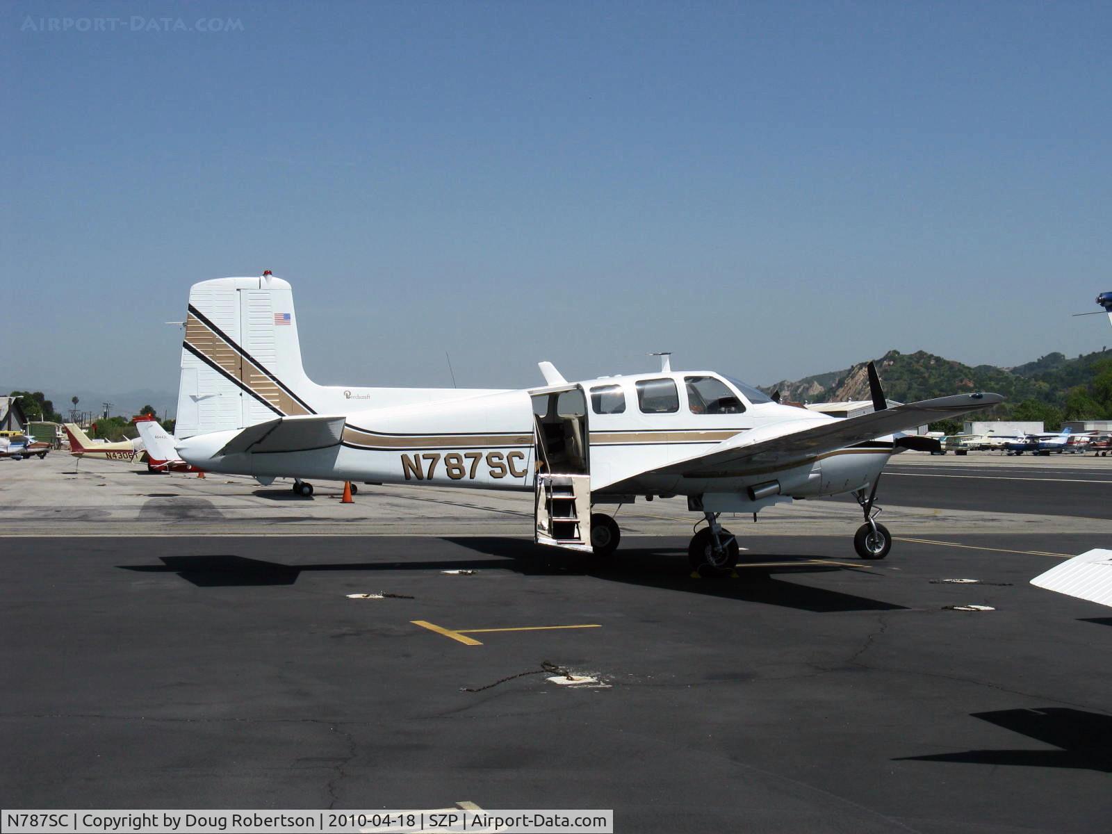 N787SC, 1962 Beech D50E Twin Bonanza C/N DH-324, 1962 Beech D50E TWIN BONANZA, two Lycoming GO-480-G2F6 295 Hp each